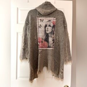 Bolufé Stevie Nicks Distressed Duster